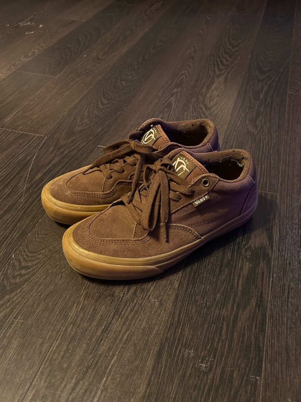 Vans Brown Suede Low-Top Sneakers Skate Shoes